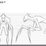 Hex Model Sheet (college work)