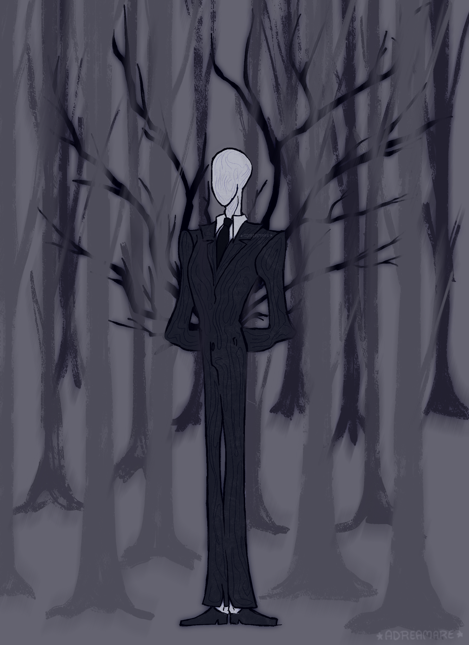 Slwenderman The Slenderman by DreamBones on DeviantArt
