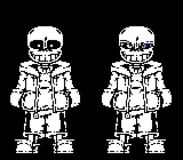 Sans Overworld Sprite Sheet by EpicMkMetaKnight on DeviantArt