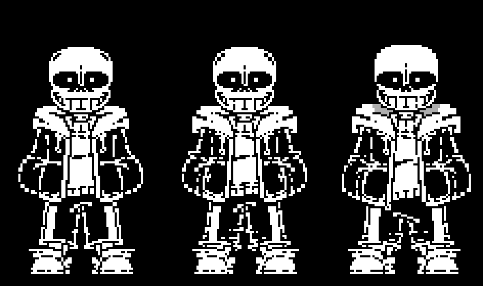 Sans Battle Sprite. by flambeworm370 on DeviantArt