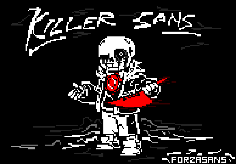 Killer Sans - sprite by DustDustSans-112 on DeviantArt