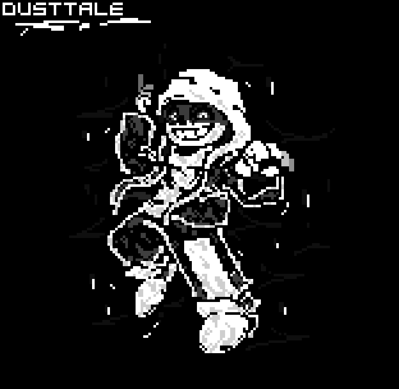 Dusttale Sans Sprite by ZekeNG on Newgrounds