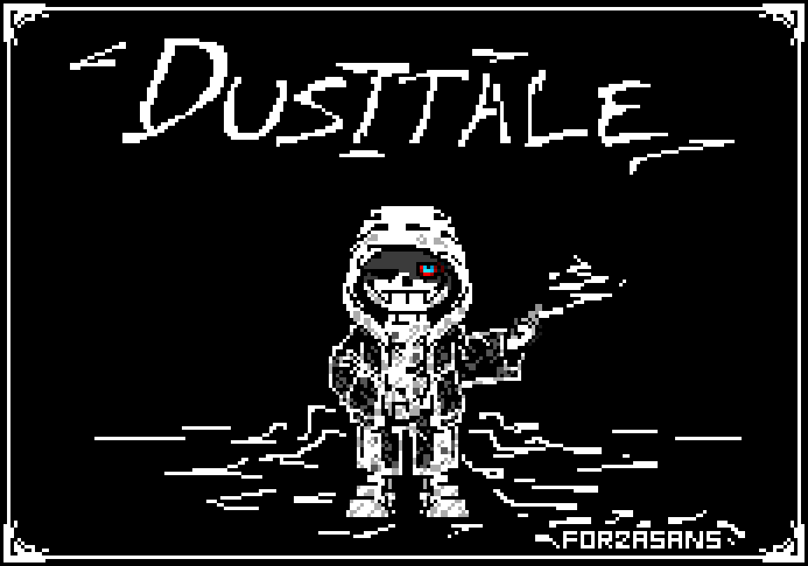 Dusttale Sans Sprite by ZekeNG on Newgrounds