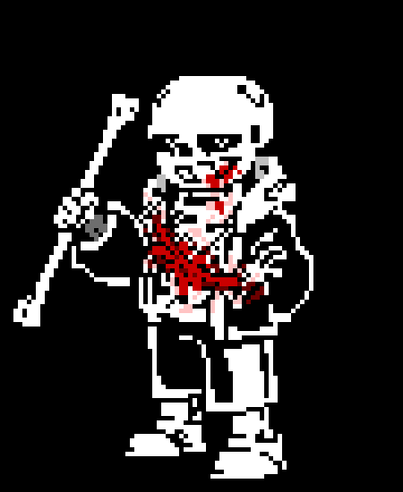 Last breath sans phase 3 5 pixel art