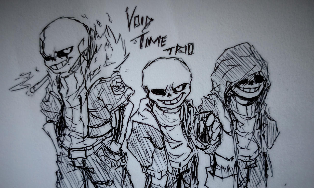 Void Time Trio Drawing By HazeSans759 On DeviantArt Void time trio drawing by hazesans759 on deviantart