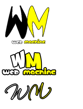 web machine logos