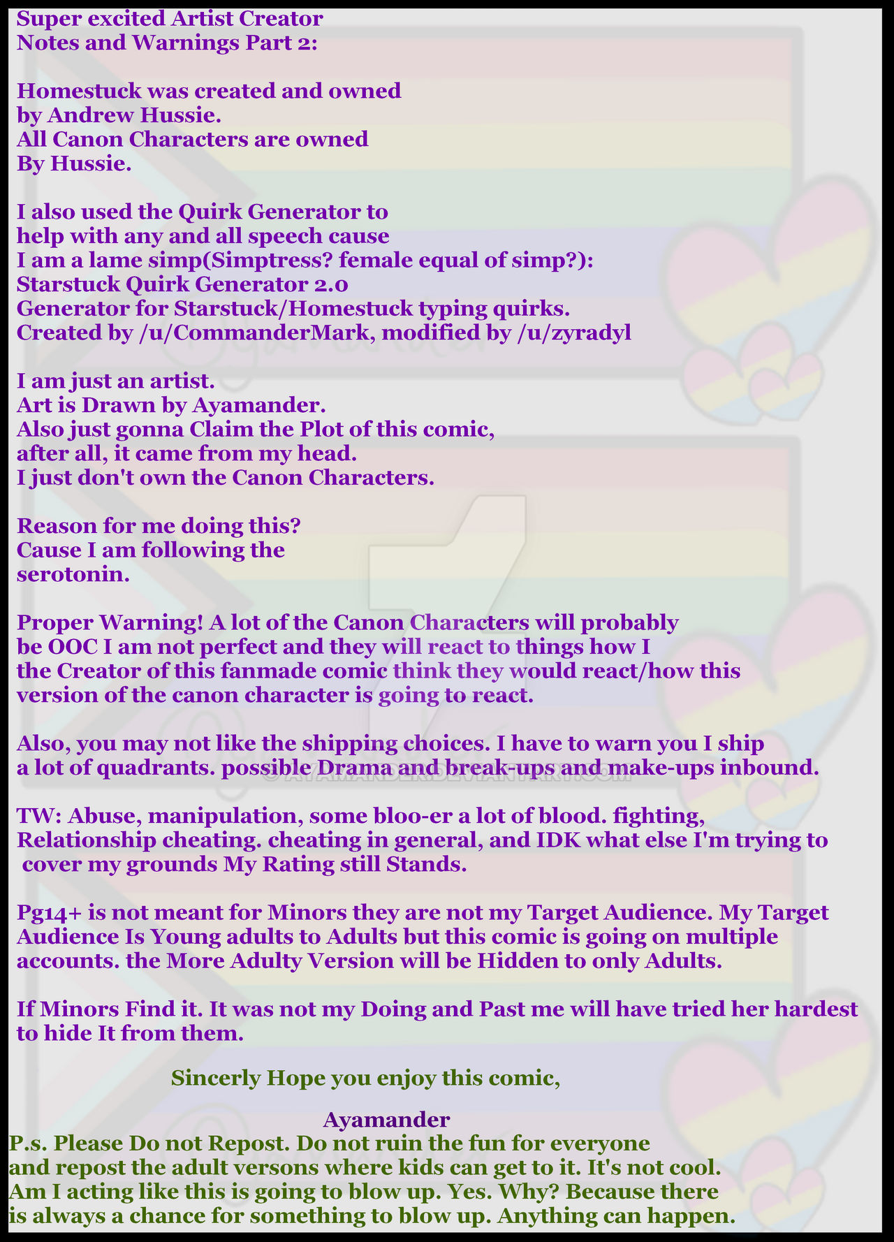 Creation Notes Part 2 by Ayamander on DeviantArt