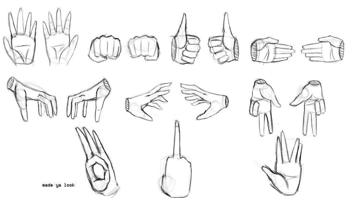 Rough Sketches - Hands by TheLegitGuy on DeviantArt