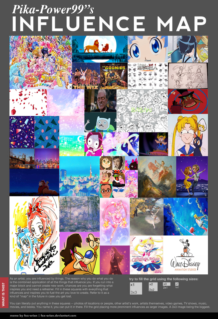 Influence Map by Pika-Power99 on DeviantArt