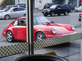 Porsche 964 Through Window