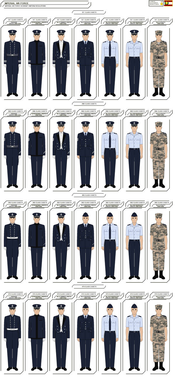 Uniforms of the Imperial Air Force Academy by AlexanderAugustusIII on DeviantArt Uniforms of the Imperial Air Force Academy by AlexanderAugustusIII on DeviantArt