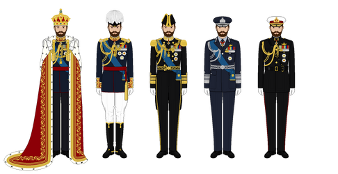 Emperor Alexander State Uniforms