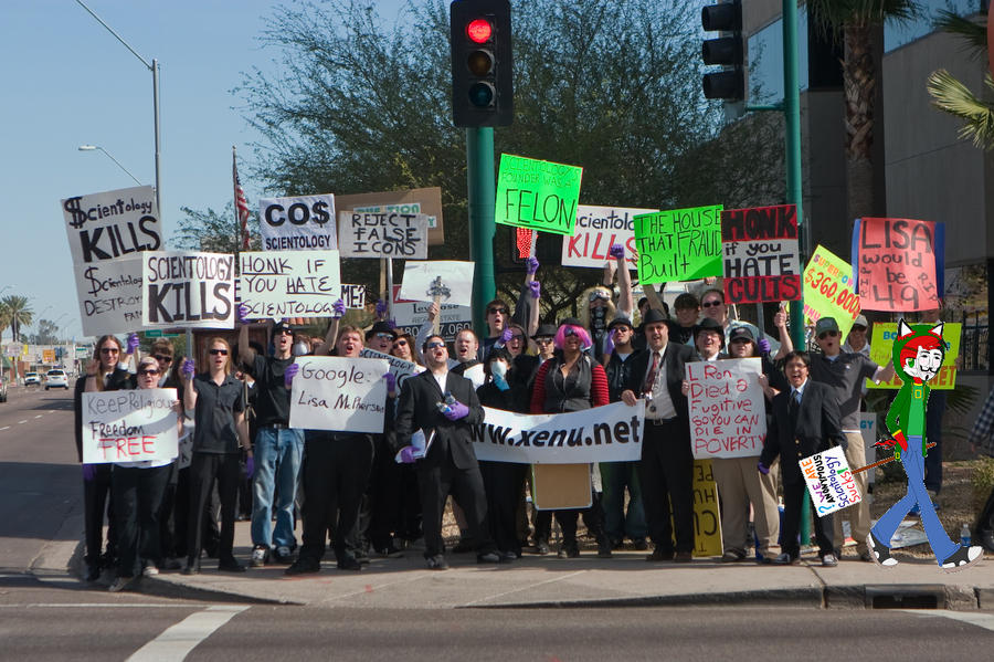 Slash: Anonymous rally Pheonix, Arizona by Slasher-The-Wolfen on DeviantArt