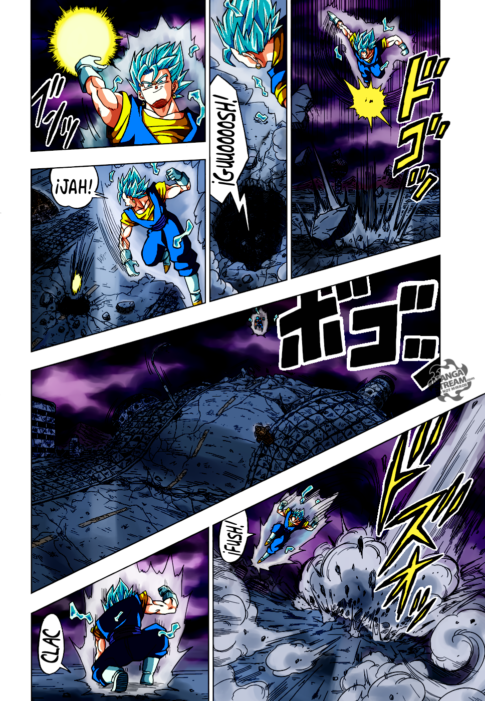 Dragon ball super manga 21 color (first picture) by bolman2003JUMP