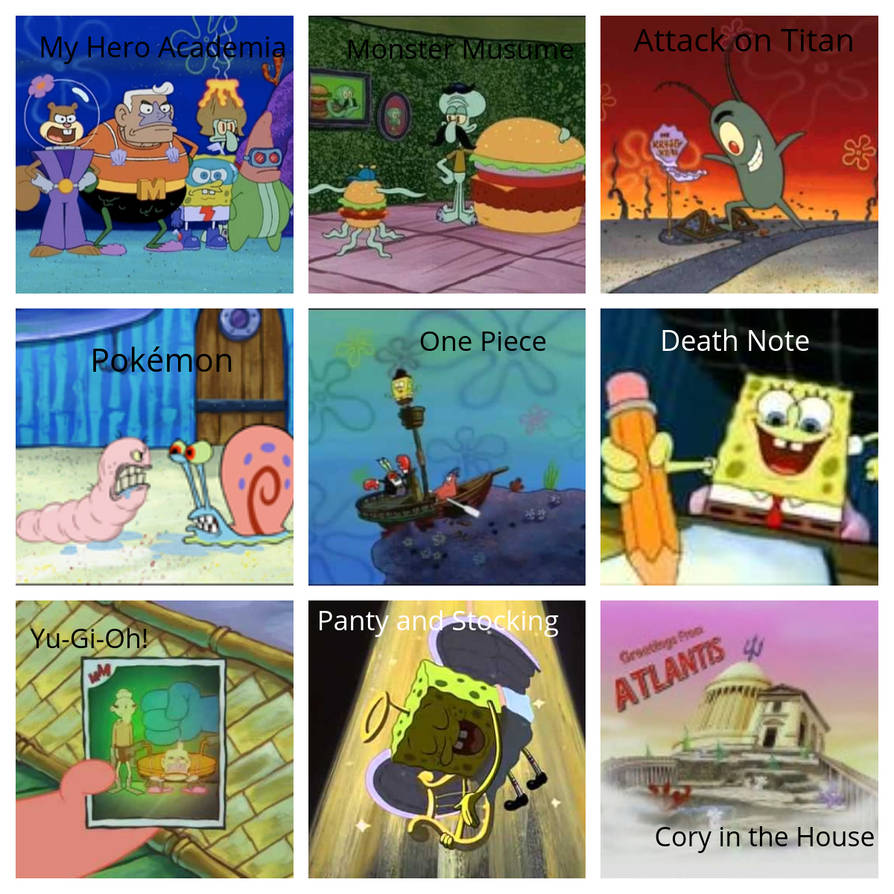 Pokemon Portrayed By Spongebob