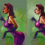 Step 05 - Purpple woman. Continued ...