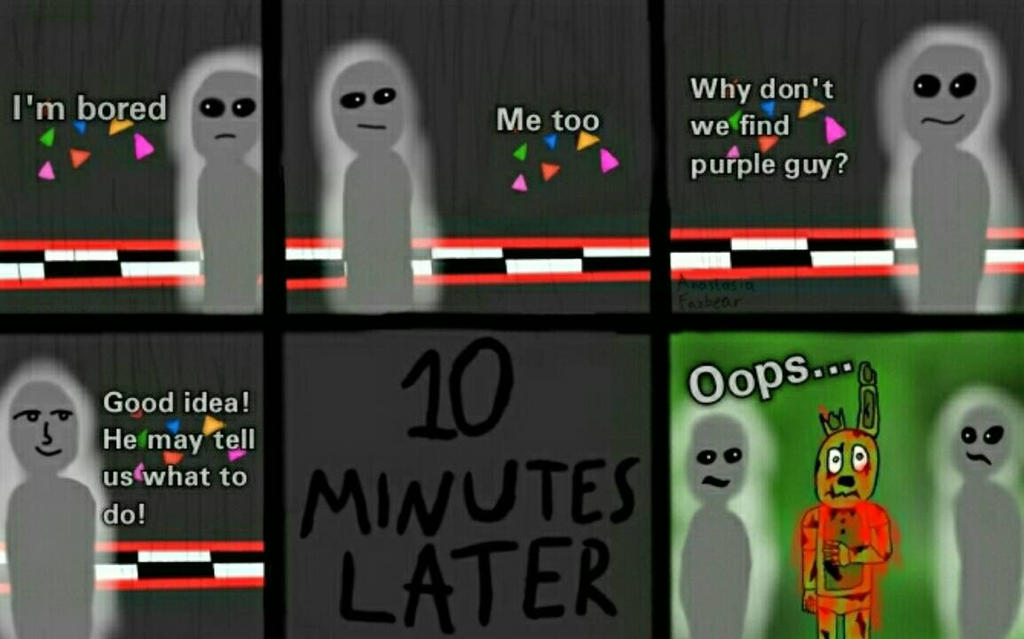 Fnaf 3 comic by AnastasiaFazbear on DeviantArt