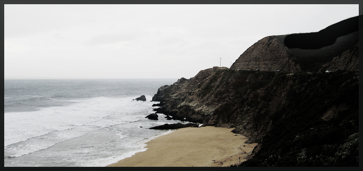 coast with beach