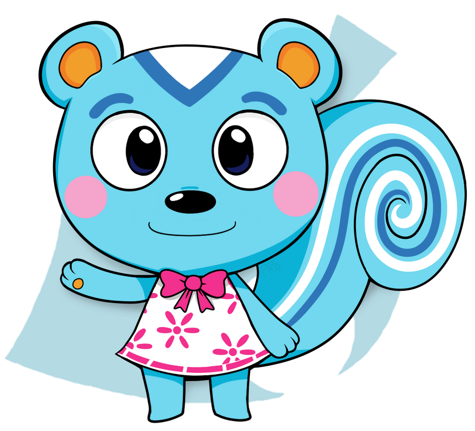 Filbert in the Animal Crossing Movie style! by Planet-Rainn on DeviantArt