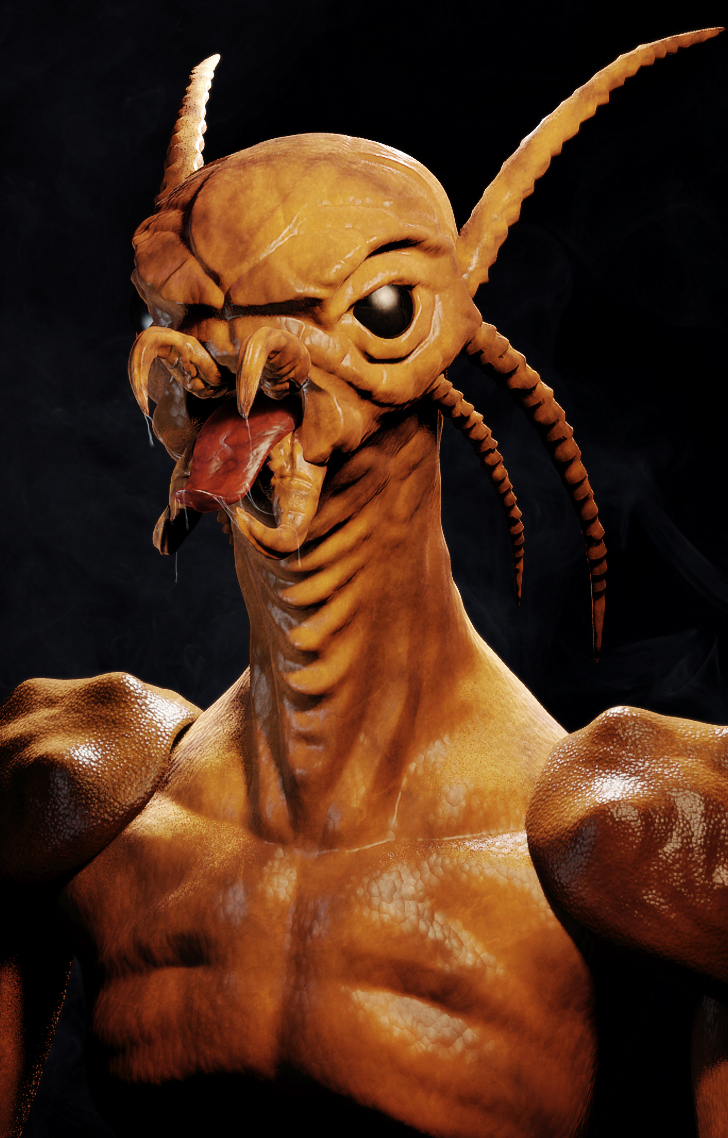 Alien bust