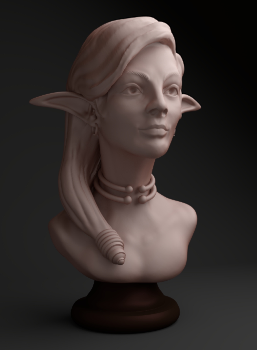 Elf Bust