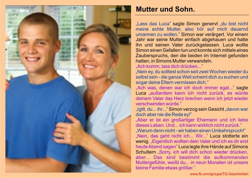Mutter und ihr sohn