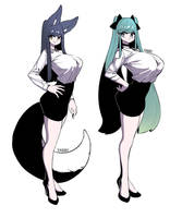 Ahri and Sona