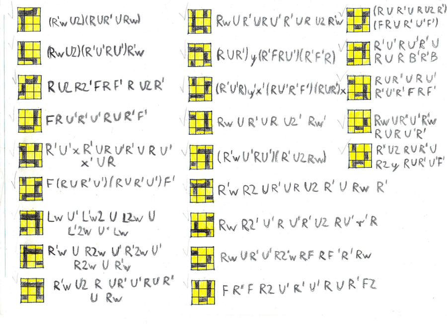 2Look Oll / 2look Oll 2 Look Oll Fast Formula Rubic Rubik Solve 10 Oll ...