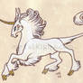 Heraldic Unicorn ACEO
