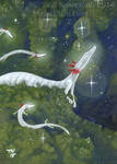 Aceo Ancient Dragons by thedancingemu