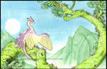 orchid wyvern by thedancingemu