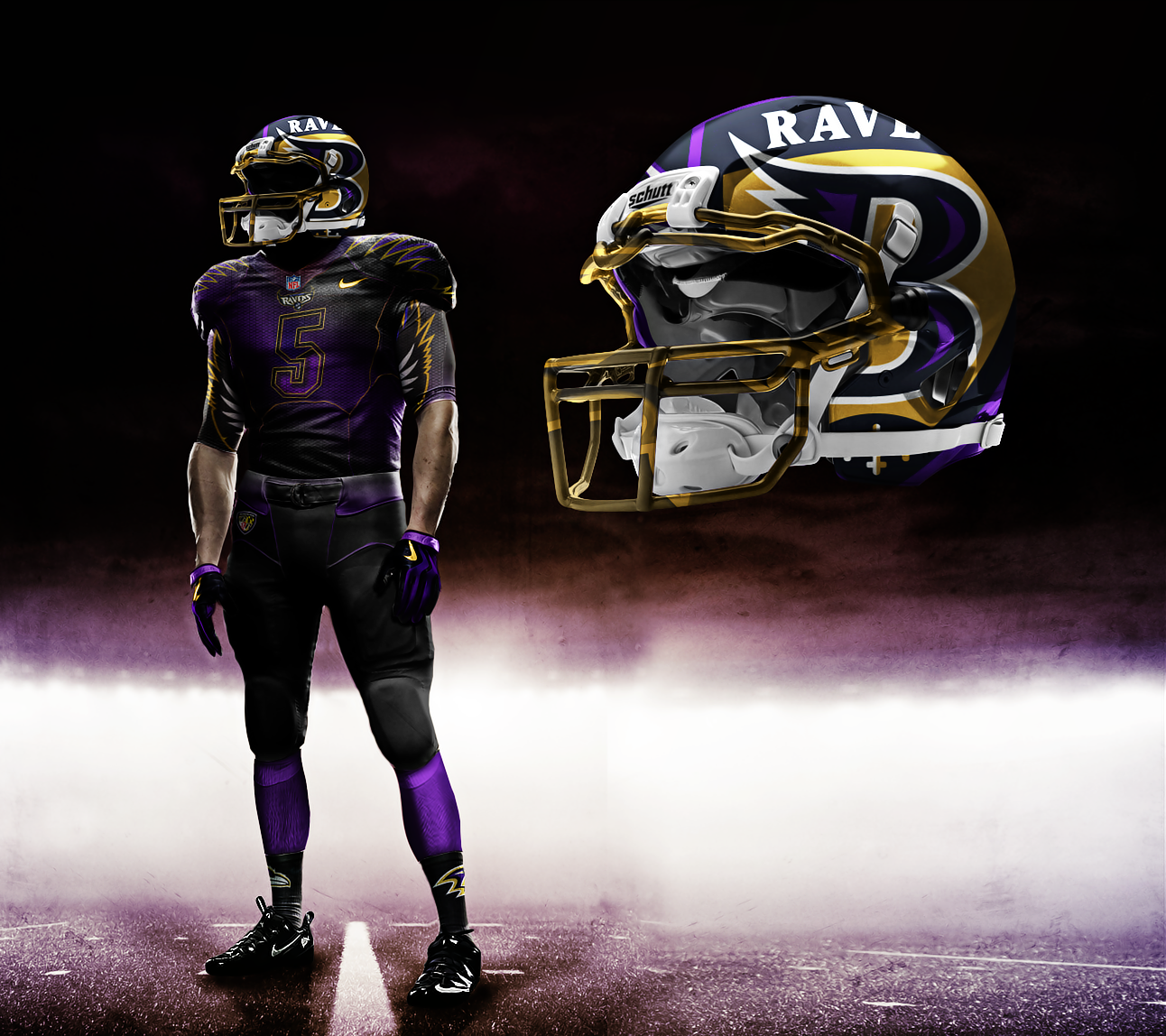 Raven's Nfl Uniform 2012