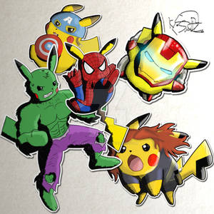 PokeMarvel Sticker Remix #1