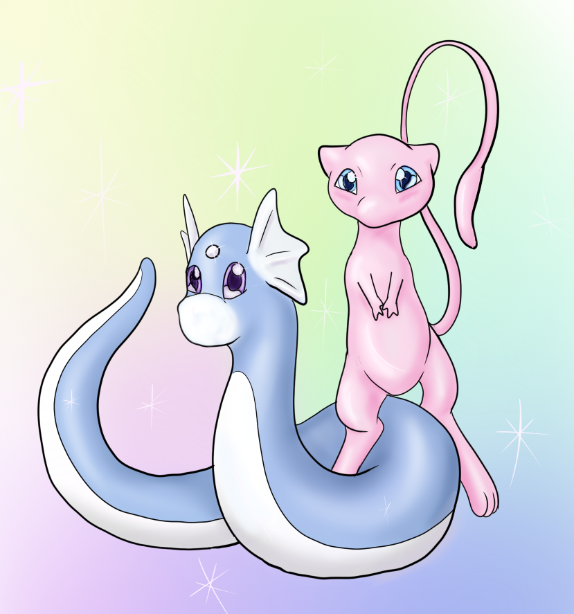 Dratini and mew