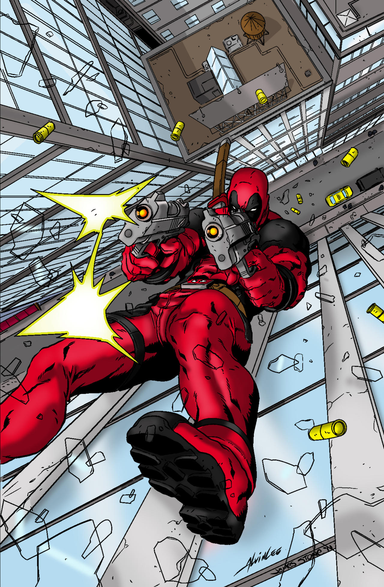 Subtle Deadpool Deadpool by shubcthulhu on DeviantArt