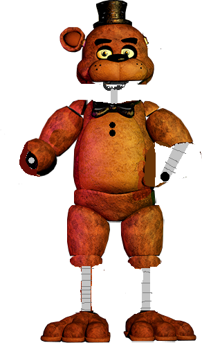 FNAF 1 Freddy Fazbear full body by Ultrabreached on DeviantArt