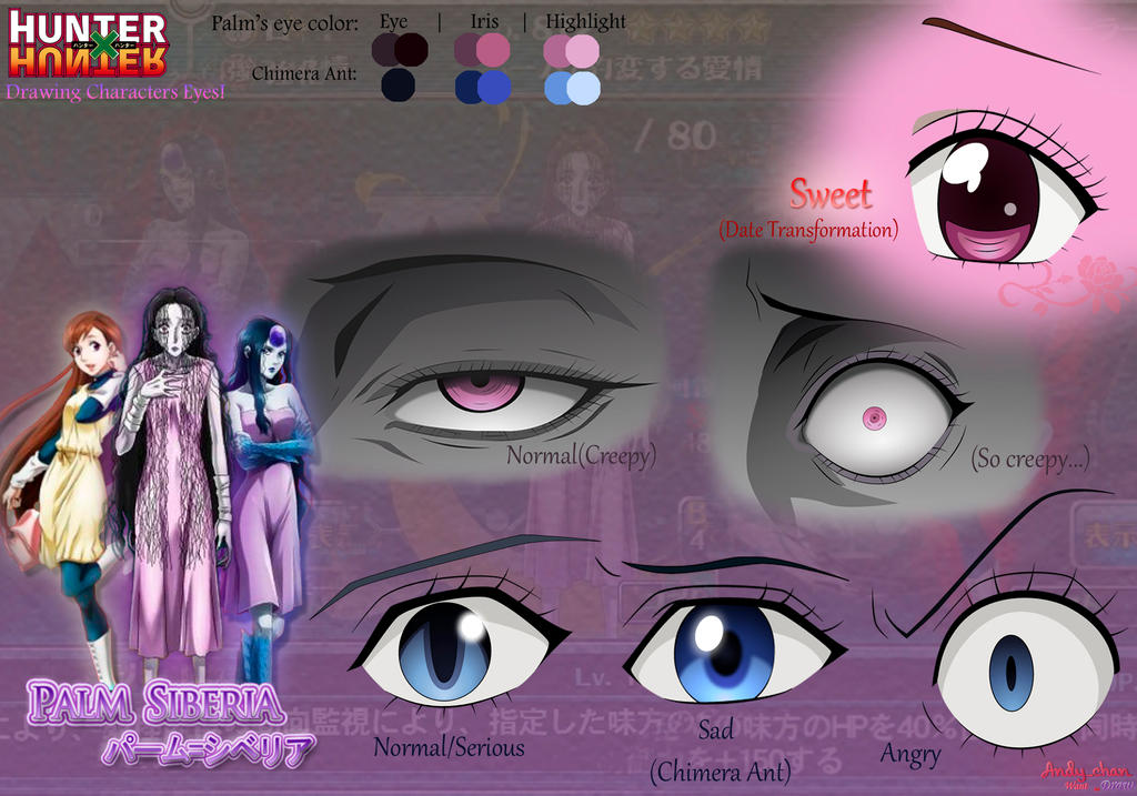 Hunter X Hunter Palm S Eyes By Andy Chanwanttodraw On Deviantart Hunter X Hunter Palm S Eyes By Andy Chanwanttodraw On Deviantart