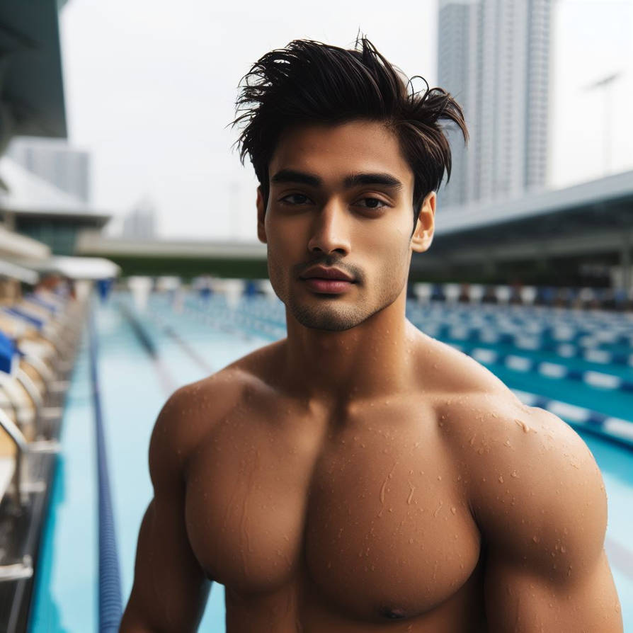 Handsome swimmer by morphor1 on DeviantArt