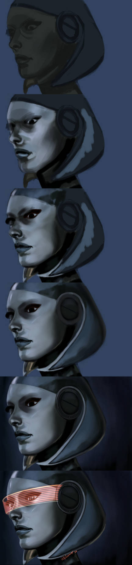 EDI Photo Study Process by melremoart on DeviantArt