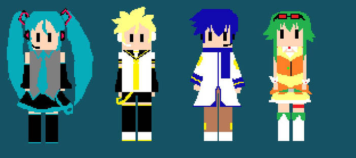 Vocaloid Pixel Characters