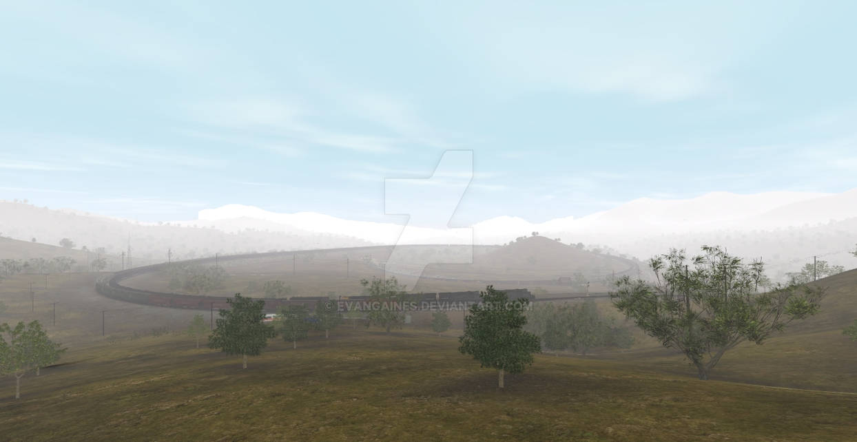 Early Morning on Tehachapi Loop by evangaines on DeviantArt