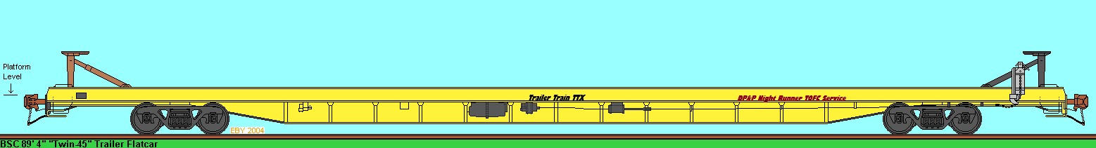 TTX DPP 89ft TOFC Flatcar by evangaines on DeviantArt