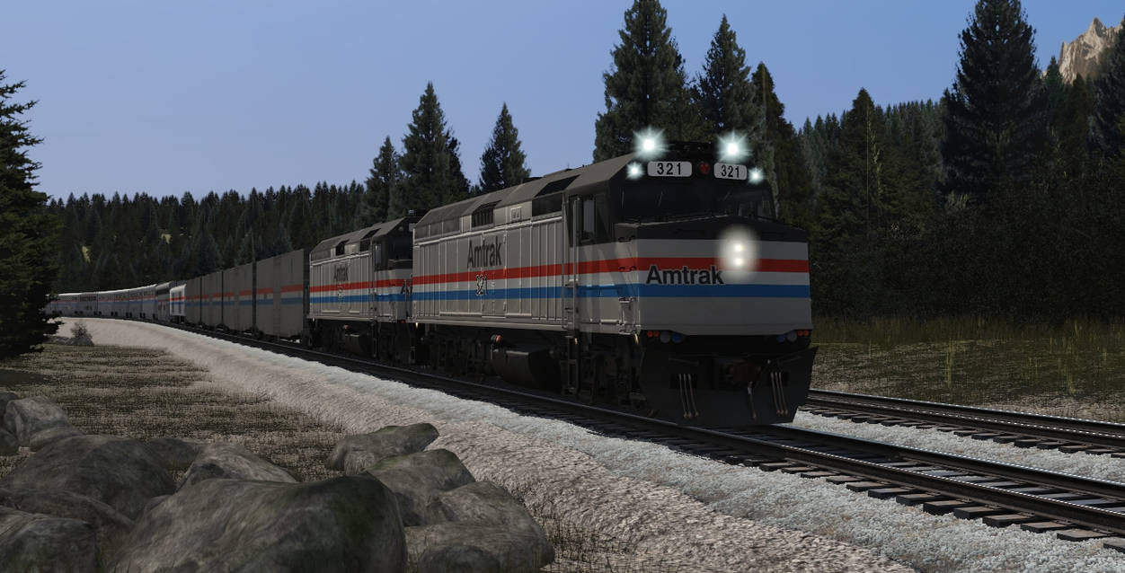 Amtrak 2728/ The Empire Builder/ Early May 1988 by evangaines on