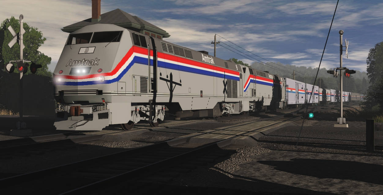 Amtrak #40-41/ The Three Rivers - Mid July 1998 by evangaines on DeviantArt