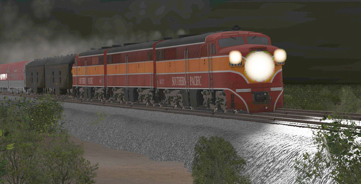 Deviantart Sp Train SP Golden State - Late October 1953 by evangaines on DeviantArt