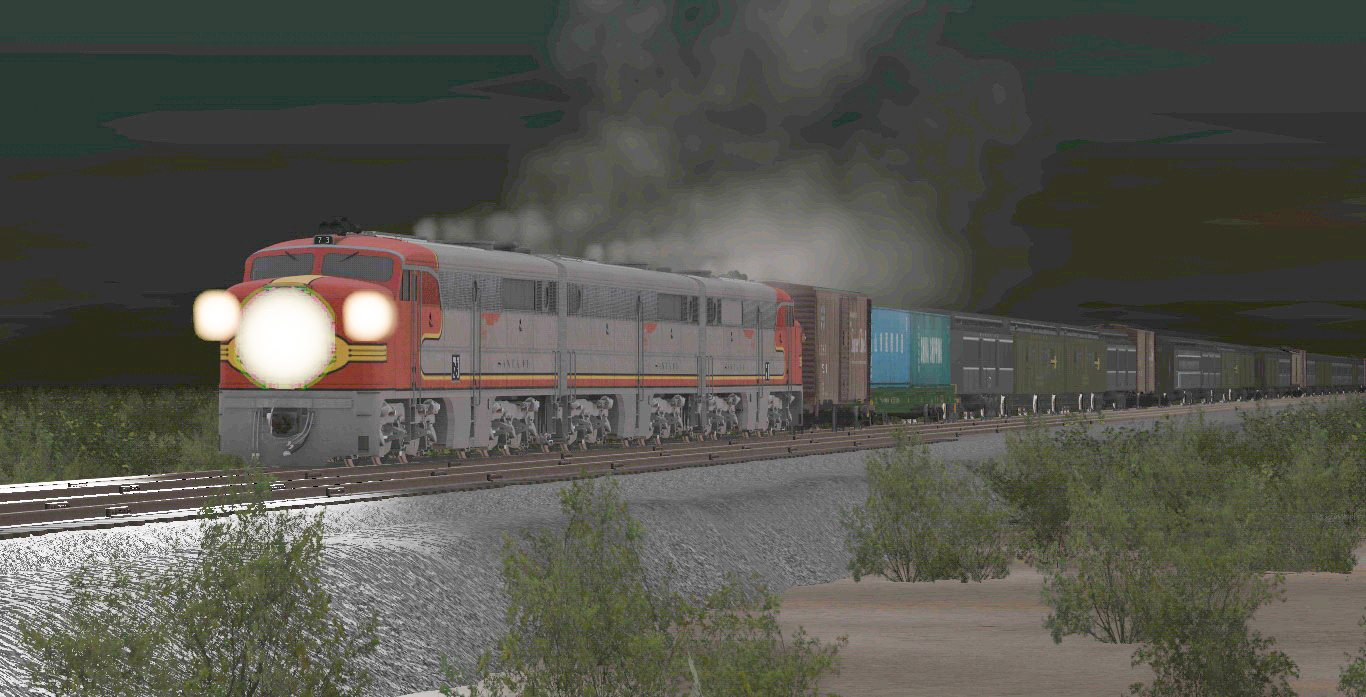 ATSF Fast Mail - Early October 1961 by evangaines on DeviantArt