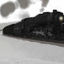 The Southwestern Limited in the Snow - Early December 1950