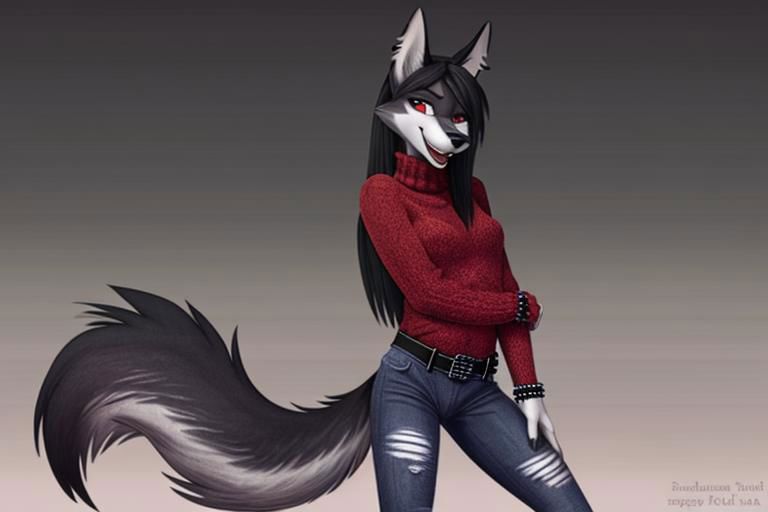 Amanda the hellhound OC