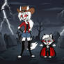 Happy Halloween from Loona and Jax