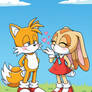 Blowing a kiss